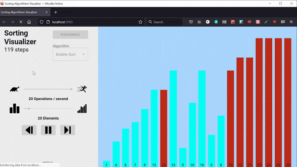Sorting Algorithms Visualizer